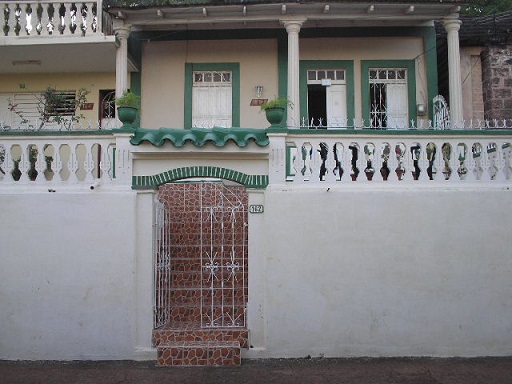 'Entrance of the casa' Casas particulares are an alternative to hotels in Cuba. Check our website cubaparticular.com often for new casas.