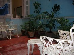 'patio' Casas particulares are an alternative to hotels in Cuba. Check our website cubaparticular.com often for new casas.