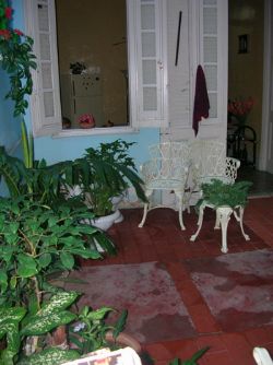 'patio' is what you can see in this casa particular picture. Casas particulares are an alternative to hotels in Cuba. Check our website cuba-particular.com often for new casas.