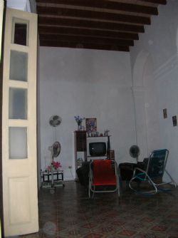 'Livingroom' is what you can see in this casa particular picture. Casas particulares are an alternative to hotels in Cuba. Check our website cuba-particular.com often for new casas.