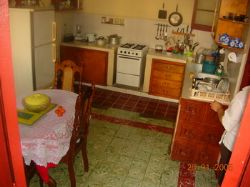 'Kitchen' is what you can see in this casa particular picture. Casas particulares are an alternative to hotels in Cuba. Check our website cuba-particular.com often for new casas.