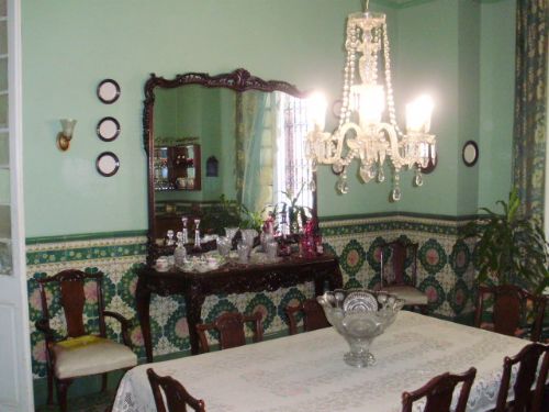'DINING' is what you can see in this casa particular picture. Casas particulares are an alternative to hotels in Cuba. Check our website cuba-particular.com often for new casas.