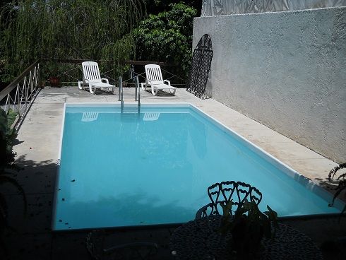 'Pool' is what you can see in this casa particular picture. Casas particulares are an alternative to hotels in Cuba. Check our website cuba-particular.com often for new casas.