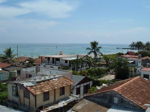 'View from terrace3' is what you can see in this casa particular picture. Casas particulares are an alternative to hotels in Cuba. Check our website cuba-particular.com often for new casas.