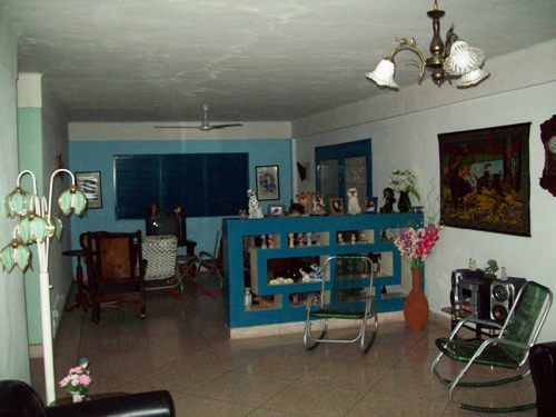 'living' is what you can see in this casa particular picture. Casas particulares are an alternative to hotels in Cuba. Check our website cuba-particular.com often for new casas.
