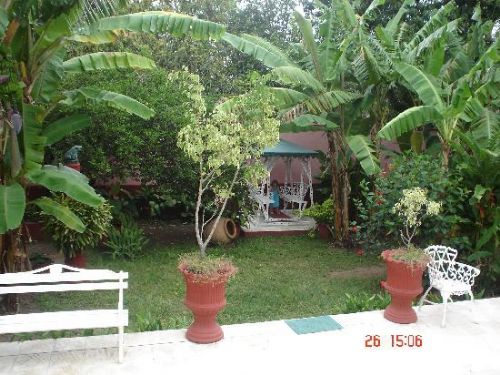 'Yard' is what you can see in this casa particular picture. Casas particulares are an alternative to hotels in Cuba. Check our website cuba-particular.com often for new casas.