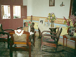 'Sala' is what you can see in this casa particular picture. Casas particulares are an alternative to hotels in Cuba. Check our website cuba-particular.com often for new casas.