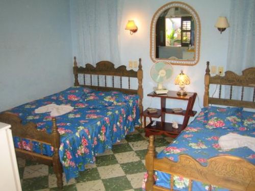 'Habitacion1' is what you can see in this casa particular picture. Casas particulares are an alternative to hotels in Cuba. Check our website cuba-particular.com often for new casas.