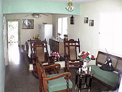 'Interior' is what you can see in this casa particular picture. Casas particulares are an alternative to hotels in Cuba. Check our website cuba-particular.com often for new casas.