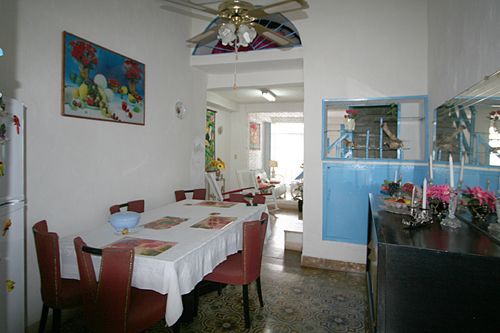 'Dining area' is what you can see in this casa particular picture. Casas particulares are an alternative to hotels in Cuba. Check our website cuba-particular.com often for new casas.